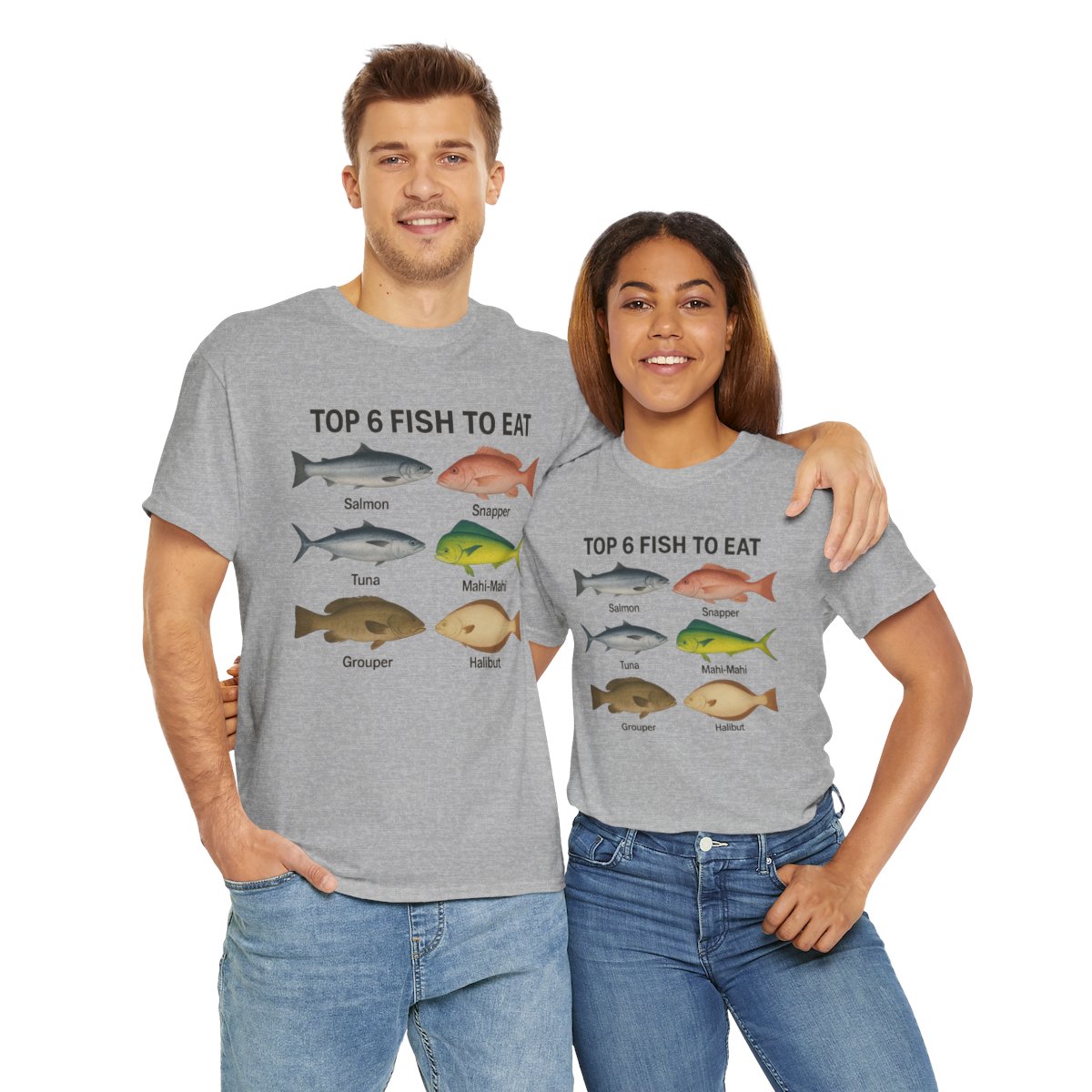 Top 6 Fish To Eat Fishing Shirt